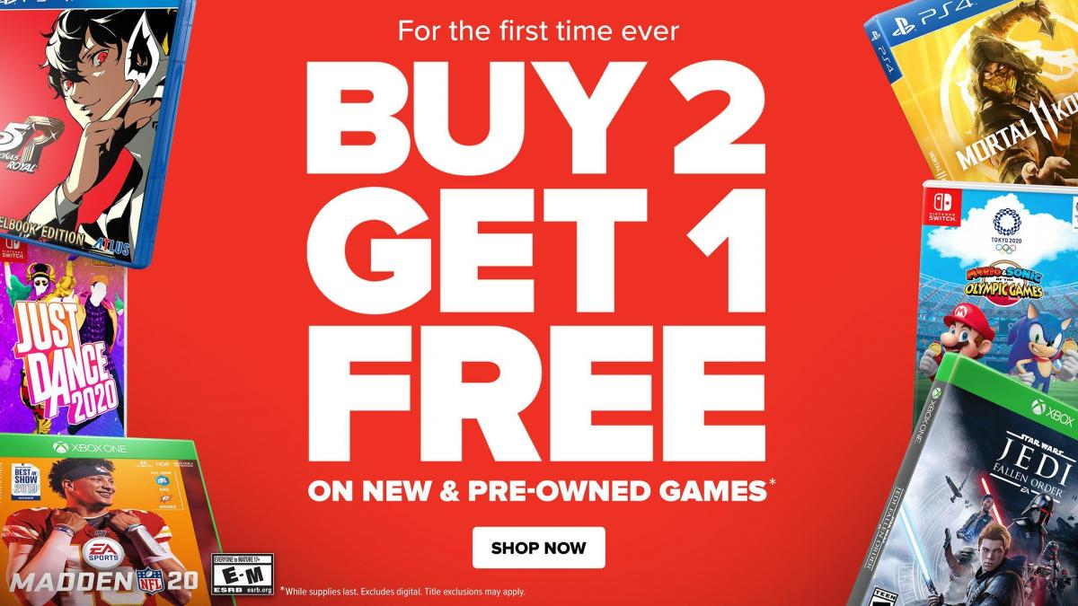 GameStop Memorial Day Sale Kicks Off With B2G1 On New and Pre-Owned ...